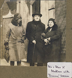 with Anna and "Bunny" Swann, c.1930